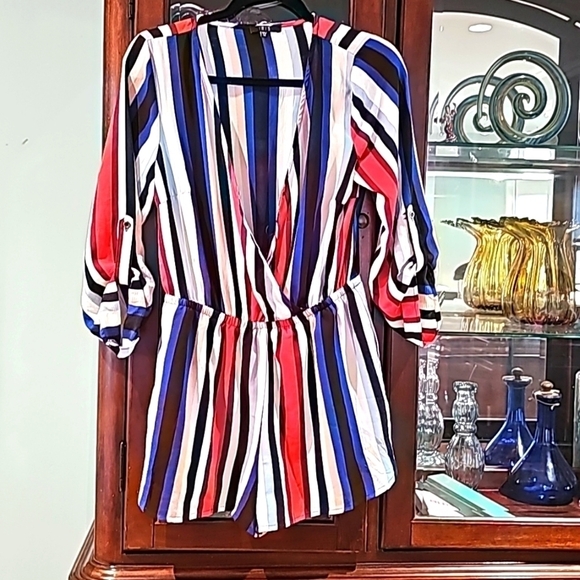 Iris color block Romper medium - Picture 1 of 8